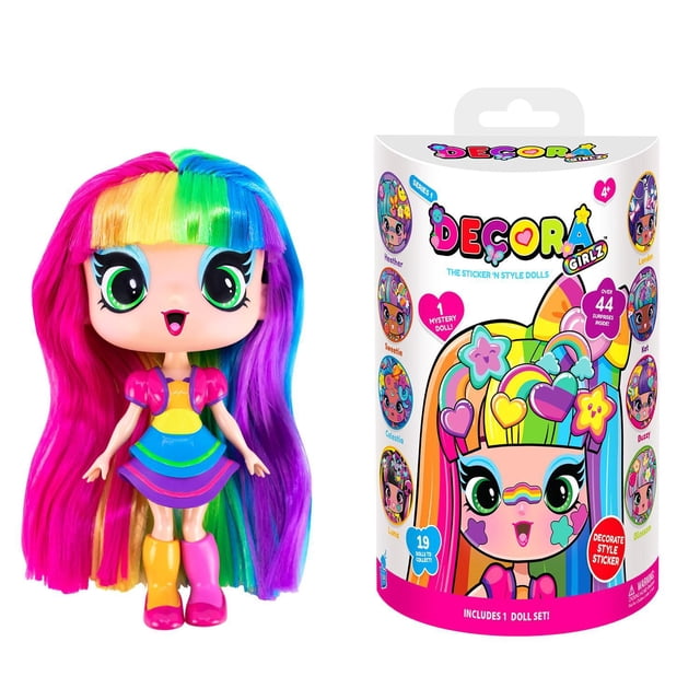 Decora Girlz 5" Collectible Dolls: Express & Decorate - Mystery Pack with 8 Surprises