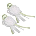 thumbnail image 3 of Flor de mano nupcial Jadeshay Ramillete de muñeca de flores artificiales 2 piezas, 3 of 12