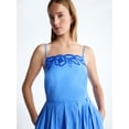 thumbnail image 4 of Free Assembly Women's and Women's Plus Embroidered Cotton Midi Dress, Sizes XS-4X, 4 of 5