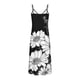 thumbnail image 5 of Vestido de Verano Casual de las Mujeres, Impresión Plegada Casual de Verano, Vestido de Cuello en V sin Mangas de Camis, 5 of 8