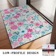 thumbnail image 3 of Pioneer Flower Floral Print Pattern Door Rugs,Washable Non Slip Door Mats Indoor,Decorative Door Mats,Entry Mat Indoor for Entrance,Bedroom,Kitchen,Bathroom,20"x32", 3 of 6