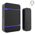 thumbnail image 1 of CAROOTU 300M 5 Volume Wireless Doorbell Transmitter+Receiver Home Door Bell Set with 55 Ringtones, 1 of 7