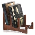 thumbnail image 1 of Soporte para discos de vinilo QILICHZ, 3 niveles, madera, 1 of 7