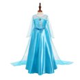 thumbnail image 4 of Vestido de Elsa de la Reina de las Nieves para niñas de 3 a 10 años, vestido de princesa Elsa para cumpleaños, disfraz de Cosplay para fiesta de carnaval de Halloween, 4 of 5