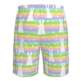 thumbnail image 6 of Naloa Rainbow Rabbit Men's Beach Shorts, Surfing shorts, Swim trunks, Quick Dry Swim Trunks for Surfing Beach Fun -, 6 of 9