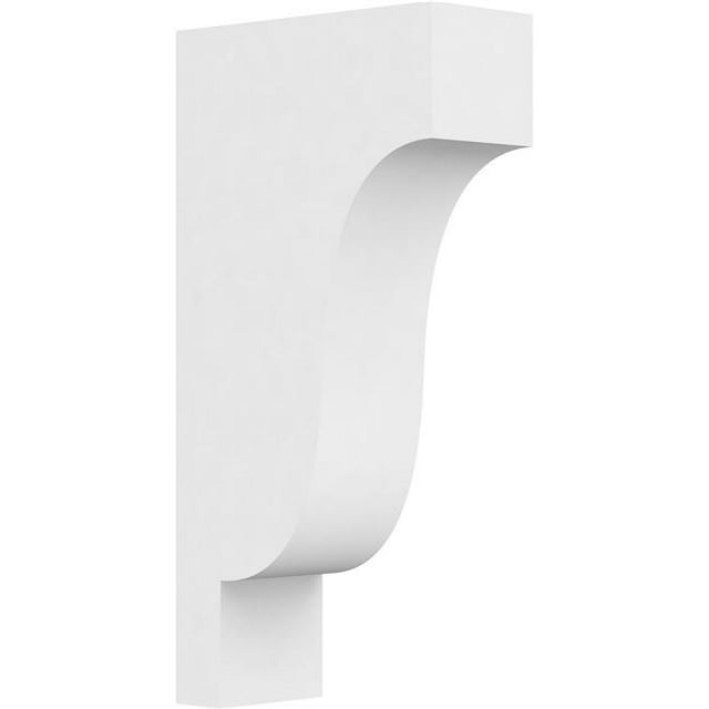 Ekena Millwork CORP03X08X16NEW Corde de Protection en PVC Standard Newport - 16 x 3 x 8 Po.