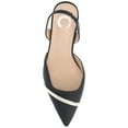 thumbnail image 5 of Journee Womens Nellia Slip On Kitten Heel Mule Pumps, Widths Available, 5 of 9
