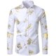 thumbnail image 5 of Camisa de moda 2024 para hombre con estampado 3D de flores, solapa con botones, camisa de manga larga, ropa de fiesta, diseño de camisas cómodas, 5 of 5