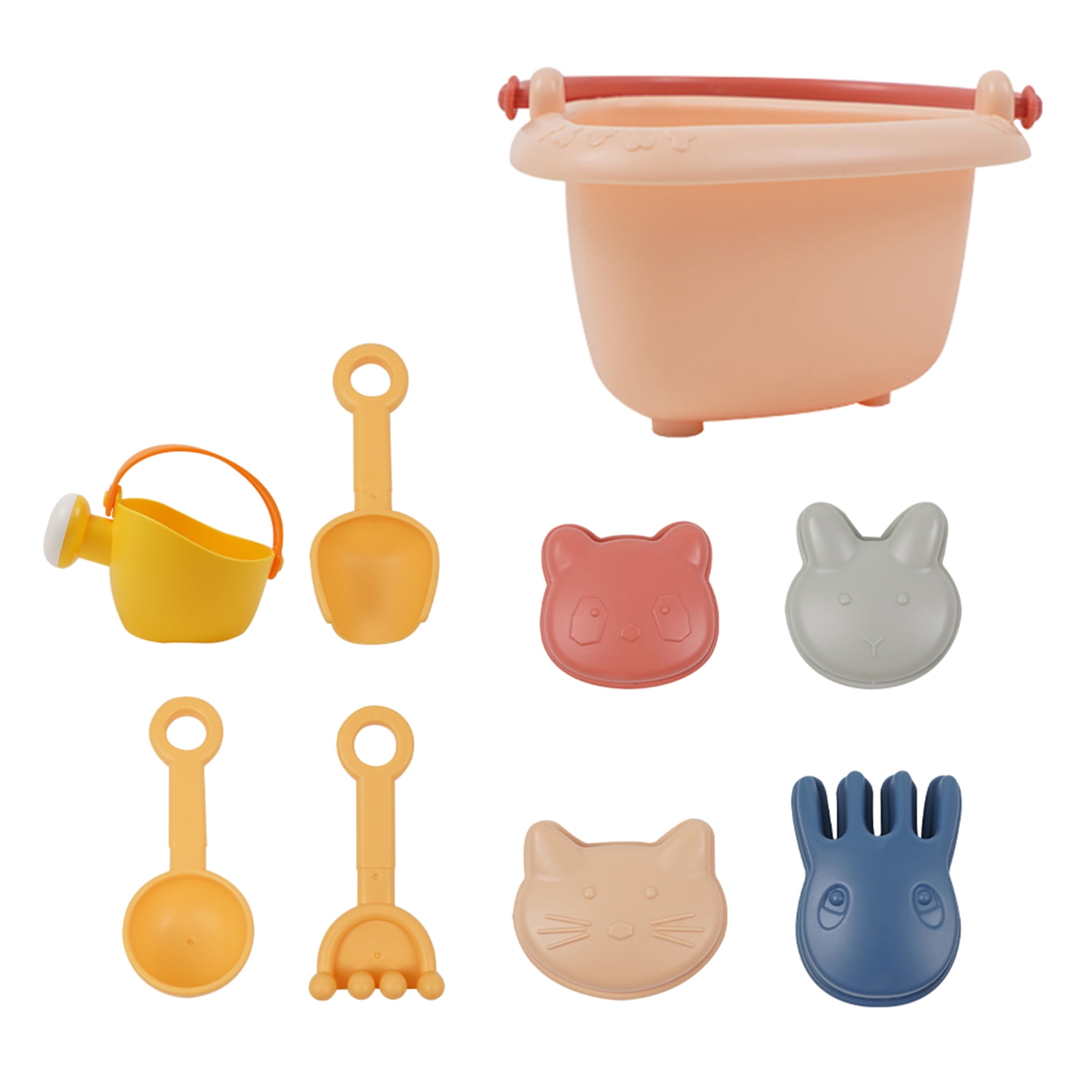 Vistreck Beach Sand for with Mesh Bag Sand Castle Bucket Rake Shovel