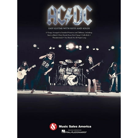 Music Sales AC/DC Easy Guitar TAB with Riffs And (Avenged Sevenfold Best Guitar Solo)