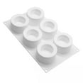 thumbnail image 5 of Silicone Cup Cake Mold for Baking French Dessert Mousse with Concave Pattern for Home Use, 5 of 9