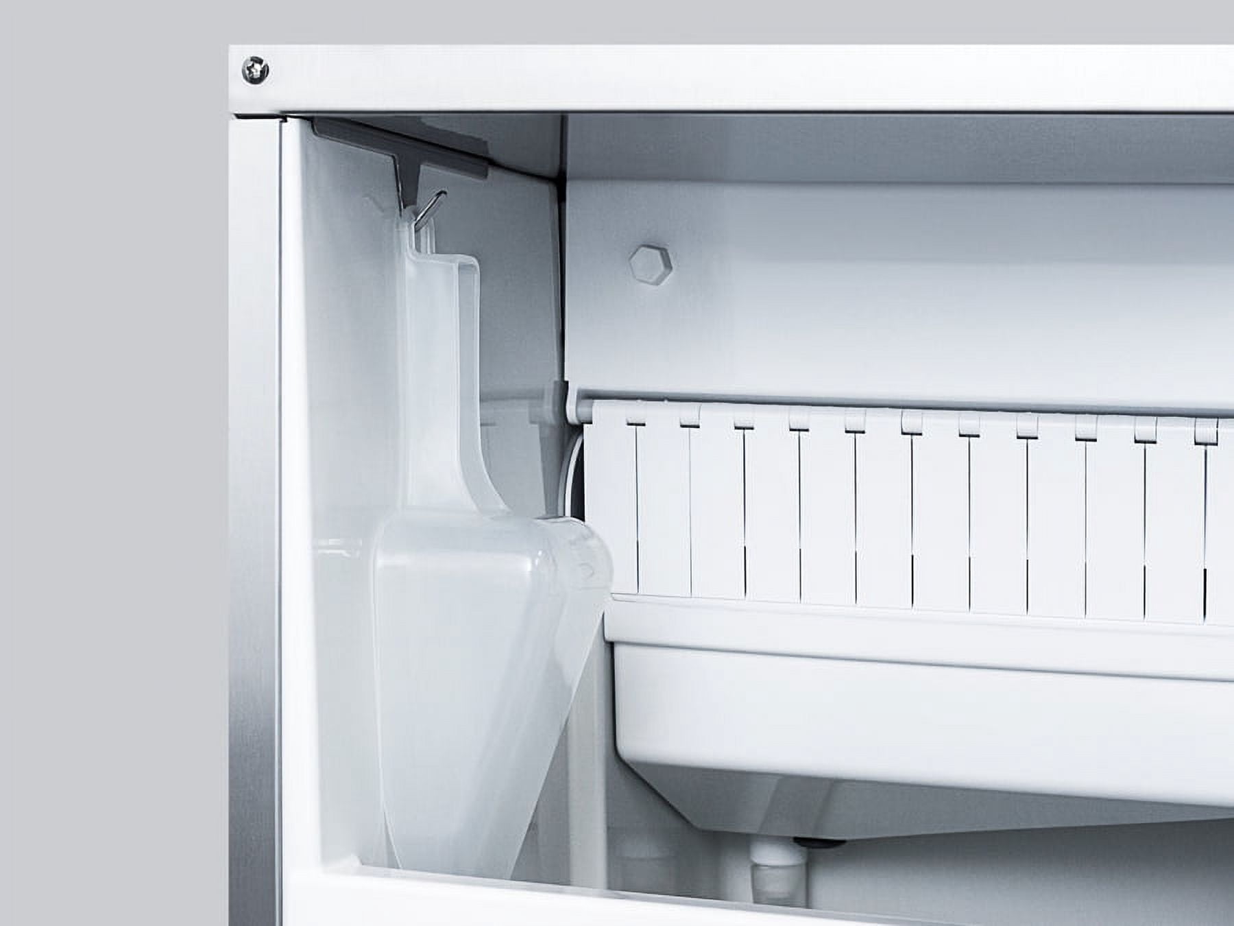 62 lb. Clear Outdoor/Indoor Icemaker- Gravity Drain