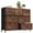 Brown, variant on Desser For Bedroom With 7 Fabric Drawers Organizer Storage Closet Chest Clothes For Living Room Display Cabinet Of Furniture