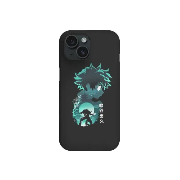 Anime Hero Izuku Inspired Fan Art MHA Phone Case for iPhone 11 12 13 14 15 16 17 Pro Max