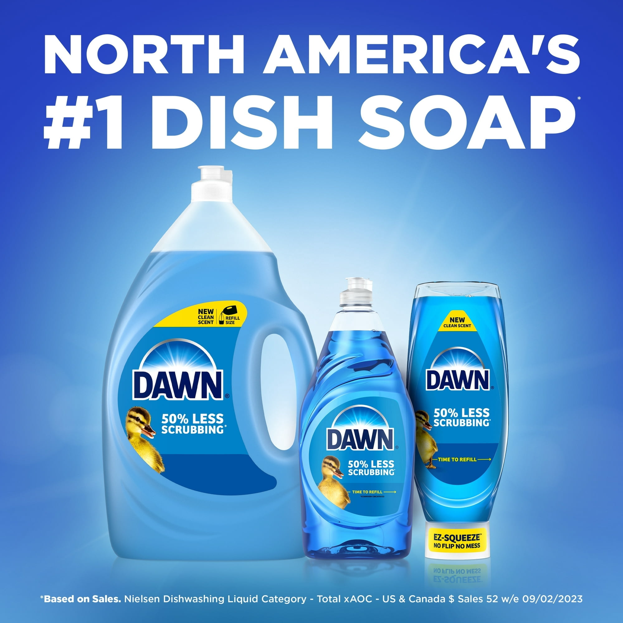 Dawn EZ-Squeeze Ultra Dish Soap Dishwashing Liquid, Original Scent, 22.0 fl oz