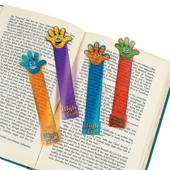Fun Express - High Five Ruler/bookmark - Stationery - Bookmarks - Bookmarks - 48 Pieces