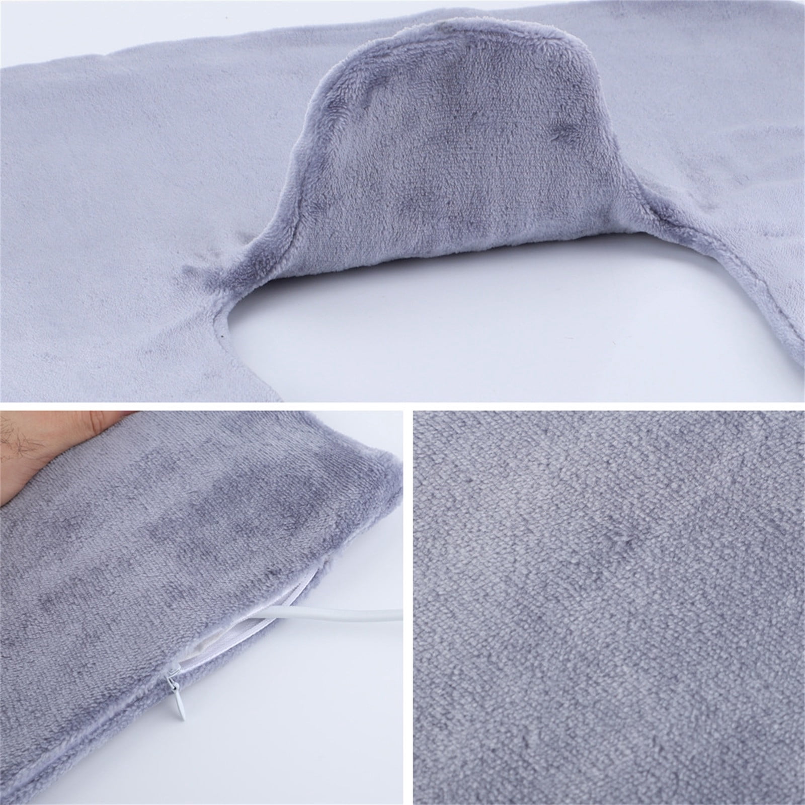 Heating Pad Shawl Shoulder Neck Warmer, 3 Temperature 30-50℃ 2 Hour Auto Shut Off, Coral Fleece Removable Washable Cover, 230CM Cord Electric Blanket Winter Pain Relief