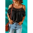 thumbnail image 1 of a.Jesdani Boho Chic Crochet Top - Sleek Off-Shoulder Black, Perfect Summer Wardrobe Add-On, 1 of 8