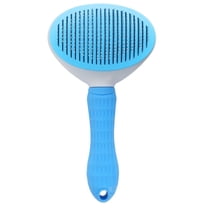 Cat Brush for Shedding, Self Cleaning Slicker Brush, Soft Silicone Self Cleaning for Short and Long Haired Cats for Grooming and Massaging