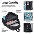 thumbnail image 4 of Easygdp Flying Swallows Mochila para Niños y Niñas con Set de Caja de Almuerzo y Estuche para Lápices 3 en 1, Mochila Escolar Estampada para Adolescentes, 4 of 7