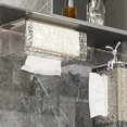 ALSLIAO Face Cloth Storage Tissue Box, WallMounted, Kitchen, Toilet