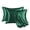 Green, variant on 2 Pack Satin Pillowcase , Super Soft and Cooling Similar to Silk Pillow Cases with Envelope Closure