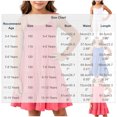 thumbnail image 4 of SROBPTY Teen Girls Dresses Solid Sleeveless Crew Neck Tiered Mid-Length Sundress for 3-14Y, 4 of 5