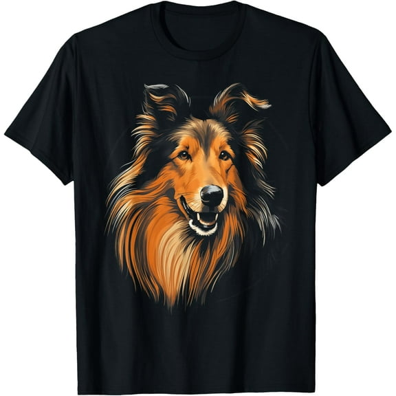 Sam Soft Rough Collie Dog Breed Owner Love Dogs Design T-Shirt