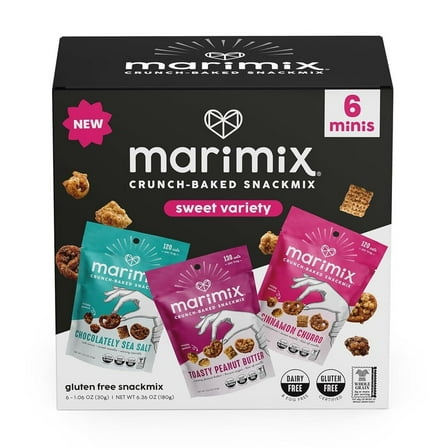 Marimix Mini Snack Mix - Mini Sweet Bundle, 6 Pack