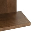 thumbnail image 4 of Kate and Laurel Braxton Modern Farmhouse Three-Tier Wall Shelf, 12 x 7 x 32, Natural Brown, Transitional Tiered Wood Display Shelf for Kitchen Spice Rack, 4 of 9