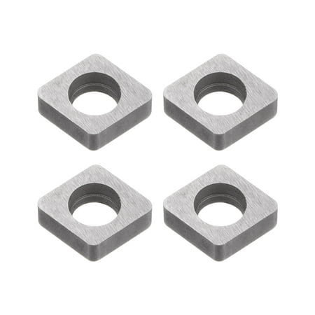 

Uxcell 4pcs Carbide Insert Seat Shim MC1204 Turning Tool Accessories Thread Shim Seats for CNC Lathe Turning Tool Holder