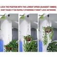 thumbnail image 3 of Retractable Heavy Duty Easy Reach Pulley Plant Hanging Basket Hook, 3 of 5