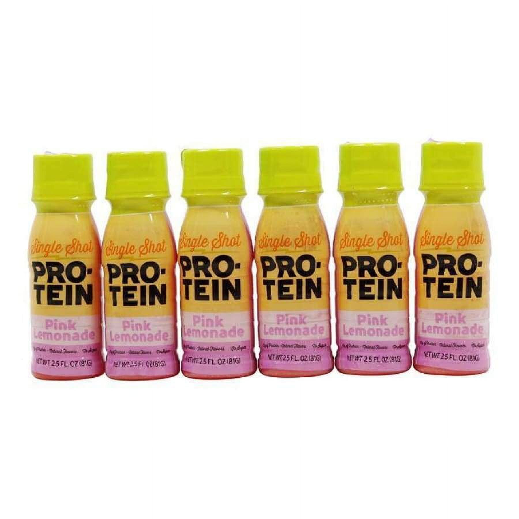BariatricPal 15g Whey Protein & Collagen Shots - Pink Lemonade Servings: 12-Pack