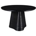 thumbnail image 3 of Meridian Furniture Bernada Black Wood and Oak Veneer Dining Table, 3 of 13