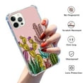 thumbnail image 2 of Cactus Flower Case for iPhone 14 Pro Max,Aesthetic Colourful Floral Plant Case for Men Women,Unique Soft TPU Bumper Case Cover, 2 of 5