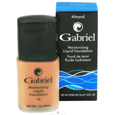 - Gabriel Cosmetics Inc. Moisturizing Liquid Foundation Almond 18 SPF, 1 Ounces
