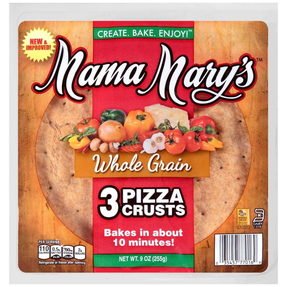 Mama Mary's 7" Whole Grain Pizza Crust, 3 Ct