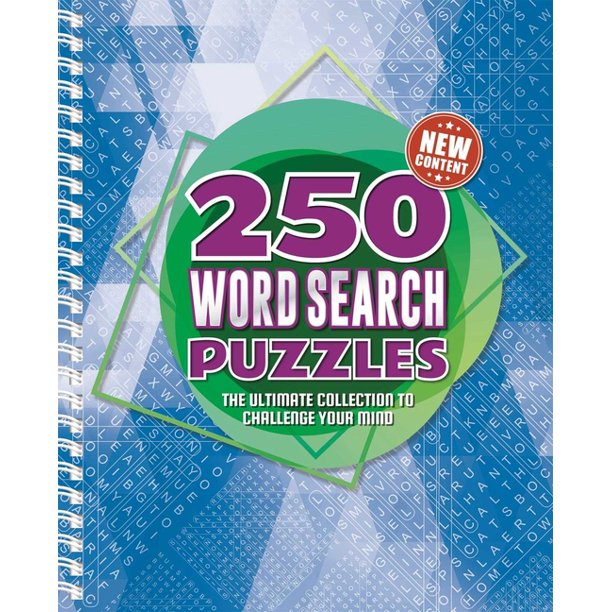 250 word search puzzles 250 easy to hard wordsearch puzzles for adults other walmart com