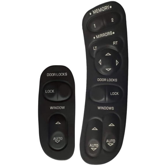 SWITCHDOCTOR 1997-2004 Chevrolet Corvette Window Master Switch and Front Passenger