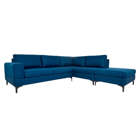 Sala Modular Kama 1 Azul - Kessa Muebles