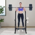 thumbnail image 4 of Barbell Rack Adjustable Barbell Weight Stand Multi-Function Rack Home Gym, 4 of 19