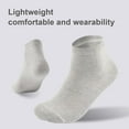 thumbnail image 5 of ShengRui Mens Multi-Pack Cotton Socks Thin Breathable Summer Comfort Low Cut Socks, 5 of 7