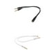 thumbnail image 1 of 2x Cable Divisor de sonido a 2 Auriculares Y Micrófono Y de 3,5 Mm para Teléfonos, 1 of 9