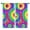Red and Green, variant on Pink and Yellow Tie Dye Pattern Insulated Teens Curtains Set Of 2, Bedroom Essentials, Toddler Room Decor 52x84in(132x213cm)