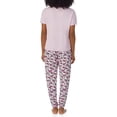 thumbnail image 2 of Richard Leeds International Womens Hello Kitty Matching 2 Piece Short Sleeve Pajama Top & PJs Jogger Pants Set with Pockets - Soft & Cozy Sleep & Loungewear Pajamas Sets for Women, Pink X-Large, 2 of 2