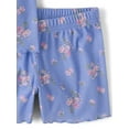 thumbnail image 3 of The Children's Place Girls Short Sleeve Floral Ribbed Pajamas, Sizes XS-XXL, 3 of 3