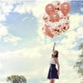 thumbnail image 2 of QiShi Rose Gold, Confetti and Blush Pink Balloons – Pack of 30, 2 Style, 12 Inch, 2 of 8