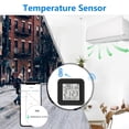 thumbnail image 4 of Bearachild Termómetro WiFi inteligente para PC, portátil, 2 en 1, pantalla de fecha de reemplazo preciso, Sensor de temperatura con soporte Electrónica, 4 of 6