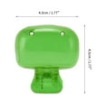 thumbnail image 2 of Unique Bargains 6 Pcs Lightweight Fish-Shaped Toothbrush Covers for Travel Green Plastic, 2 of 5