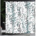 thumbnail image 3 of Ambesonne Modern Shower Curtain, Forest Illustration Tree Art, 69"Wx84"L, Cadet Blue, 3 of 4